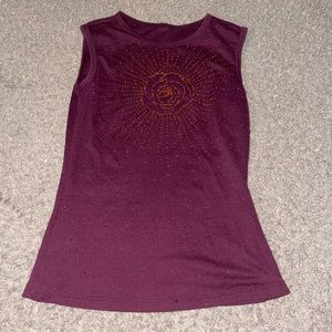Beaded Rose Tank Top